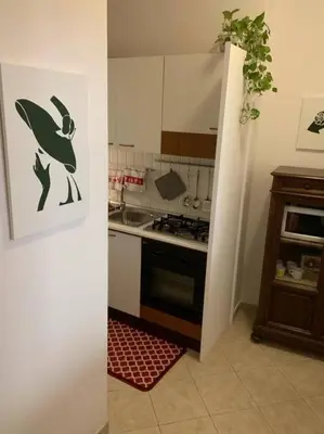 Cucina o angolo cottura di 5 min dagli Uffizi Suite WiFi confort