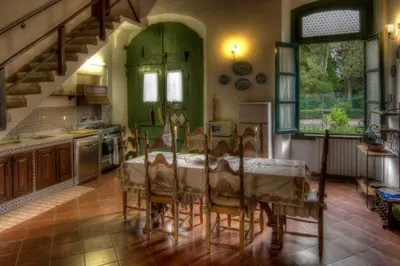 Cucina o angolo cottura di Villa Luciano
