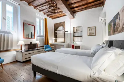 Letto o letti in una camera di Pepi 64