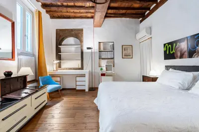 Letto o letti in una camera di Pepi 64