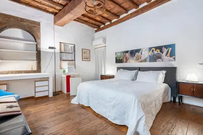 Letto o letti in una camera di Pepi 64