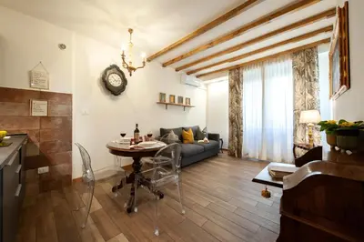 Area soggiorno di Casa Sorelle Flo - Flo Apartments