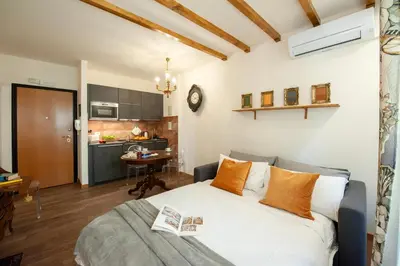 Letto o letti in una camera di Casa Sorelle Flo - Flo Apartments