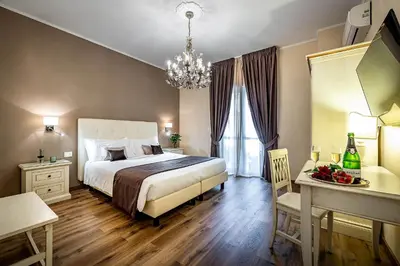 Letto o letti in una camera di La Corte di Ripoli