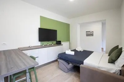 TV o dispositivi per l'intrattenimento presso Gioconda Boutique Apartment