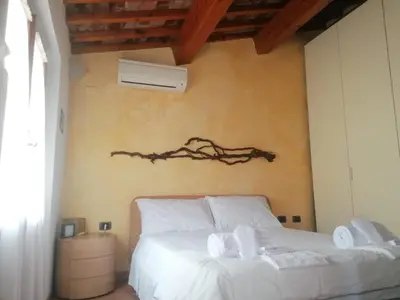 Letto o letti in una camera di benvenuti al piccolo mulino
