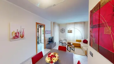 Area soggiorno di FLORENCE TRAMWAY APARTMENT by Florence Sweet Homes