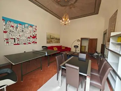 Area soggiorno di Pepi House in Santa Croce