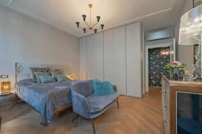 Area soggiorno di Apartments Florence-Repubblica Exclusive