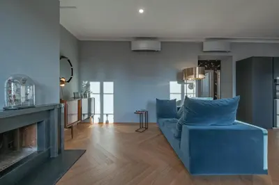 Area soggiorno di Apartments Florence-Repubblica Exclusive