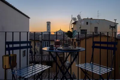 Balcone o terrazza di Apartments Florence-Repubblica Exclusive