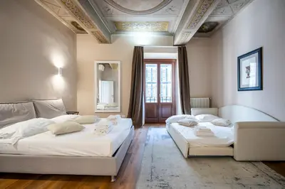 Letto o letti in una camera di Florence Eye Accomodations by Hôtea