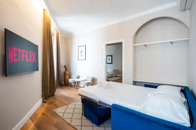 Letto o letti in una camera di Florence Eye Accomodations by Hôtea