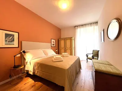 Letto o letti in una camera di Orcagna suite with parking