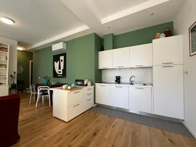 Cucina o angolo cottura di Orcagna suite with parking