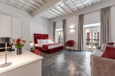 Letto o letti in una camera di Magia di Firenze