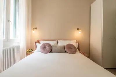 Letto o letti in una camera di Genteel Home Cittadella