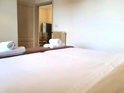 Letto o letti in una camera di Very Central Apartment 30 Seconds From Uffizi Gallery