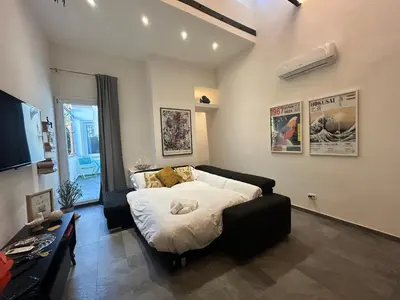 TV o dispositivi per l'intrattenimento presso Apartment Florence Today with a private balcony