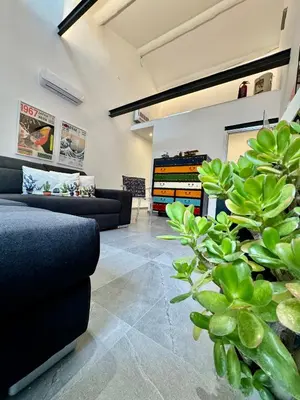 Area soggiorno di Apartment Florence Today with a private balcony