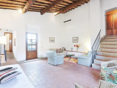 Area soggiorno di Apartment La Terrazza by Interhome