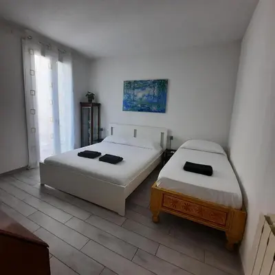 Letto o letti in una camera di La casetta di Paolo