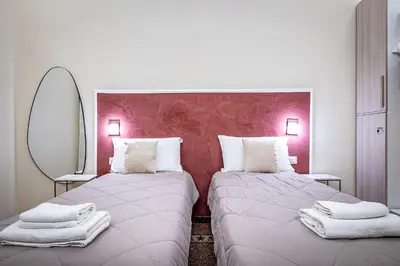 Letto o letti in una camera di Residenza Viola