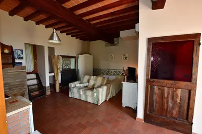 Area soggiorno di Villa Silvia