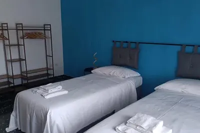 Letto o letti in una camera di Samuele Home Florence