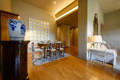 Area soggiorno di Capponi Classic Apartment