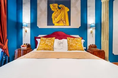 Letto o letti in una camera di Tornabuoni Deluxe - Design & Lux