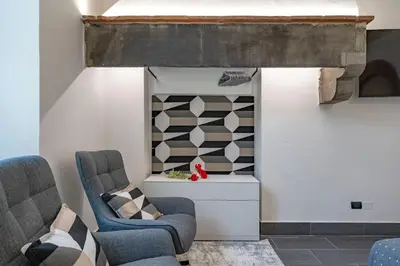 Area soggiorno di Explore Florence, your unforgettable stay