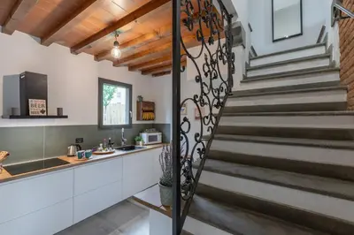 Cucina o angolo cottura di Terracielo Isola, tra Parco e Centro Firenze x 5 con giardino
