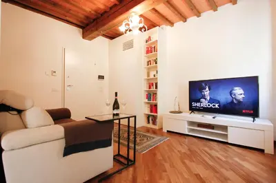 TV o dispositivi per l'intrattenimento presso Santa Croce Deluxe Suite
