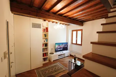 TV o dispositivi per l'intrattenimento presso Santa Croce Deluxe Suite