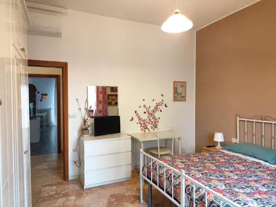 Letto o letti in una camera di Sguardo sulle colline del Chianti Scandicci Firenze