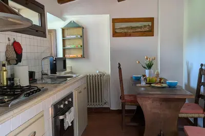 Cucina o angolo cottura di Appartamento in Castello