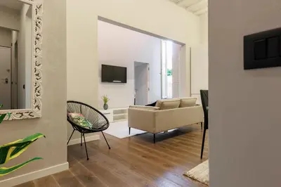 TV o dispositivi per l'intrattenimento presso Torrigiani Charming Apartment