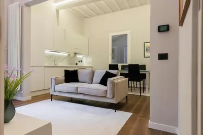 Area soggiorno di Torrigiani Charming Apartment