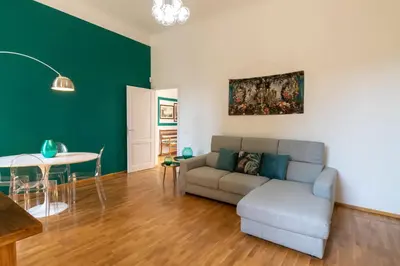 Area soggiorno di AF51 Florence Apartment