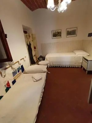 Letto o letti in una camera di L'Aia di Anna