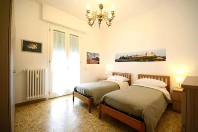 Letto o letti in una camera di NEW Anna Apartment