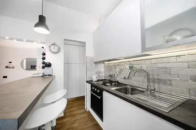 Cucina o angolo cottura di Attico Giglio - Terrace near Florence & Tramvia