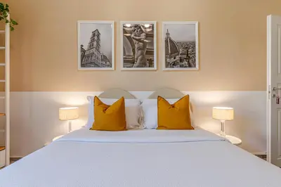 Letto o letti in una camera di FLUX your stay