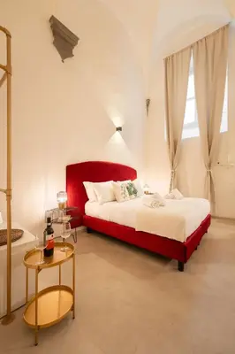 Letto o letti in una camera di Keys of Italy - Benci 20 Sartoria - Open space nearby Santa Croce