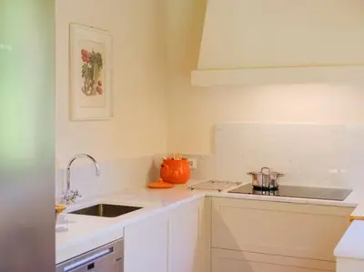 Cucina o angolo cottura di Stalla - Villa with garden in the historic center