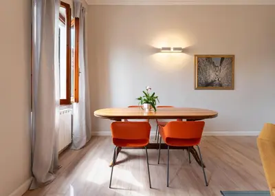 Area soggiorno di Apartments Florence - Casa Pinocchio with view