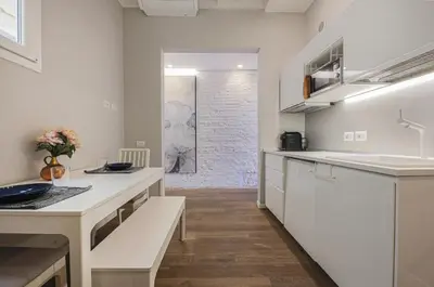 Cucina o angolo cottura di Apartments Florence - Fiesolana's Flower with balcony