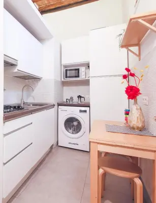 Cucina o angolo cottura di Apartments Florence - Sant'Orsola with view on the Market