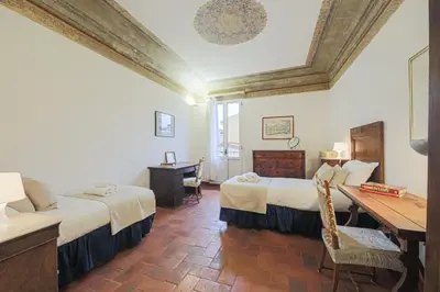 Letto o letti in una camera di Canto dei Ciompi 4bdr